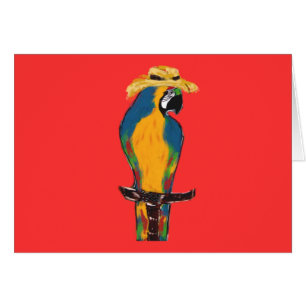 Loro azul y amarillo