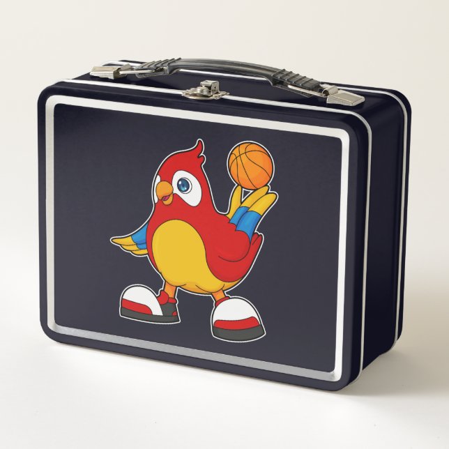 Loro como jugador de baloncesto con pelota de balo (Anverso)