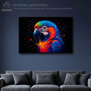 Loro Cromático – Impresión de Arte de Pared