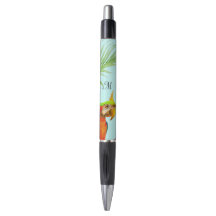 Loro de Arcoíris Tropical & Bolígrafo con Monogram