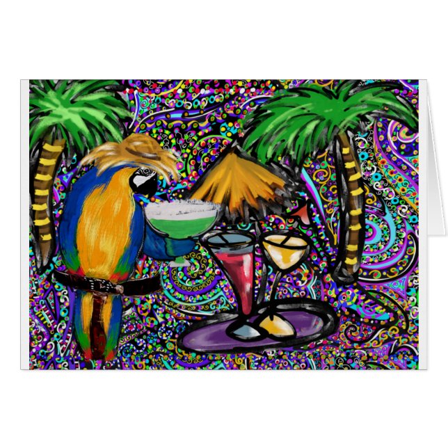 Loro de fiesta de playa (Anverso (Horizontal))