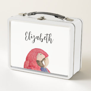 Loro de jungla tropical dibujando macao