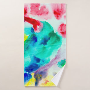 loro en el árbol, pájaro Abstract Bright Watercolo
