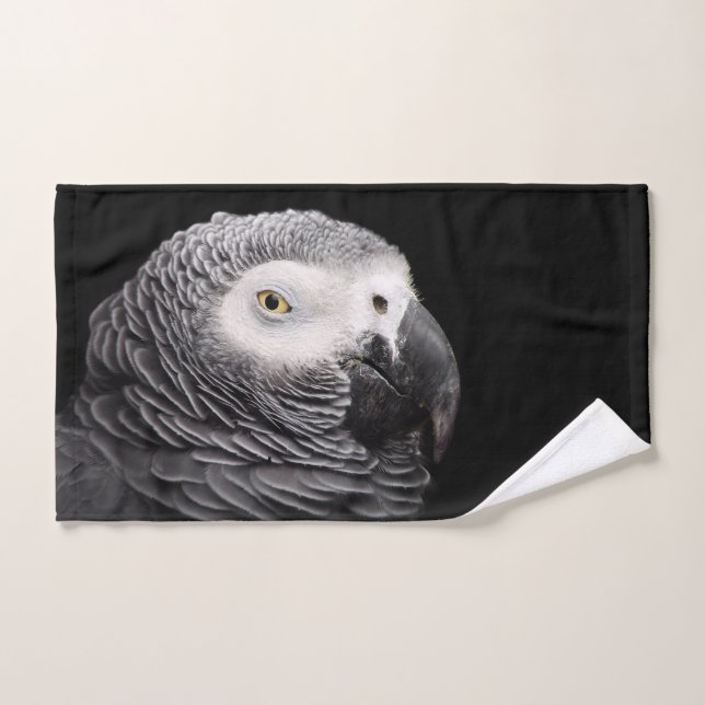 Loro gris africano (Toalla de mano)