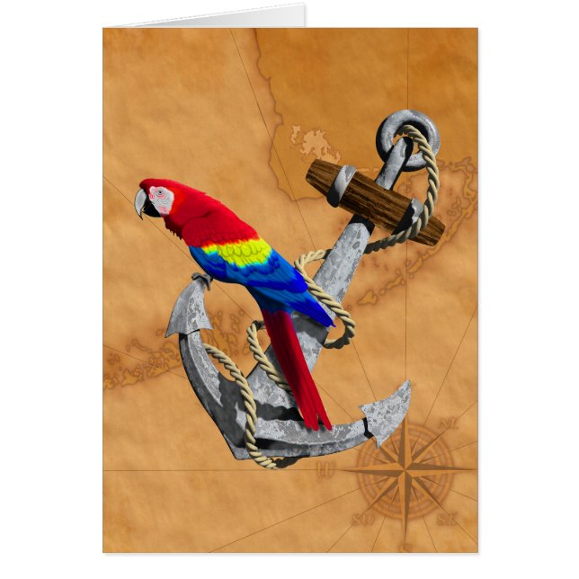 Loro Tropical Y Ancla (Frente)