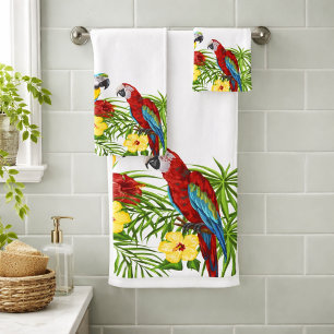 Loros azules tropicales nombre de familia de veran