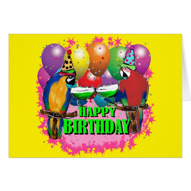 LOROS DE CUMPLEAÑOS (Anverso (Horizontal))