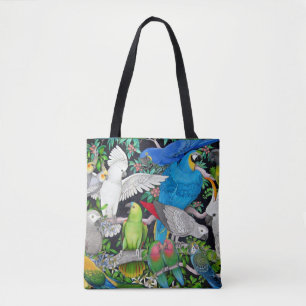 Loros del mascota del mundo por todo la bolsa de