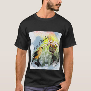 loros en camiseta de hombre