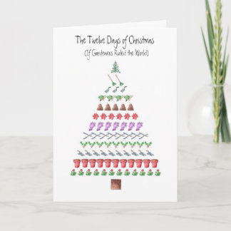 Los 12 días del jardinero de navidad