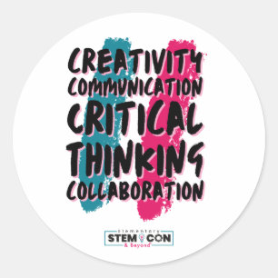 Los 4 C del Pegatina de Ronda STEM