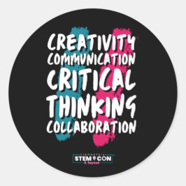 Los 4 C del Pegatina de Ronda STEM
