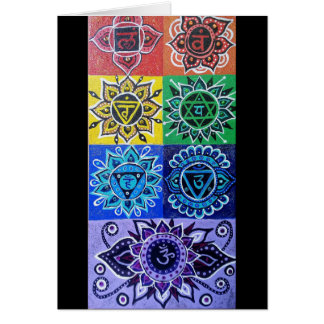 Los 7 Chakras Notecard