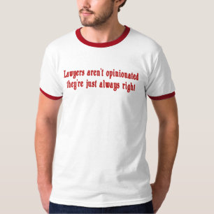 Los abogados no son camiseta pertinaz