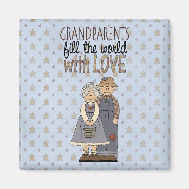 Los abuelos de las granjas rurales adoran el imán  (Frente)