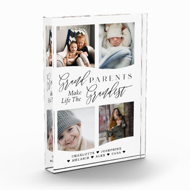 Los Abuelos Hacen De La Vida El Collage de fotos M (Izquierda)