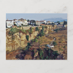 Los Acantilados de Ronda, España Tarjeta Postal