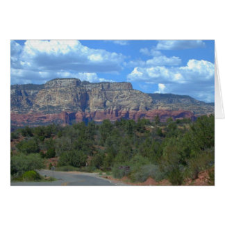 Los acantilados rojos de Sedona - Tarjeta