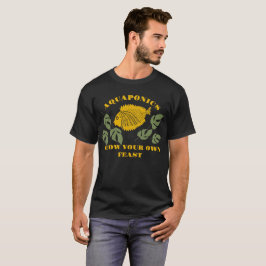 Los acuapónicos aumentan tu propia camiseta de fie