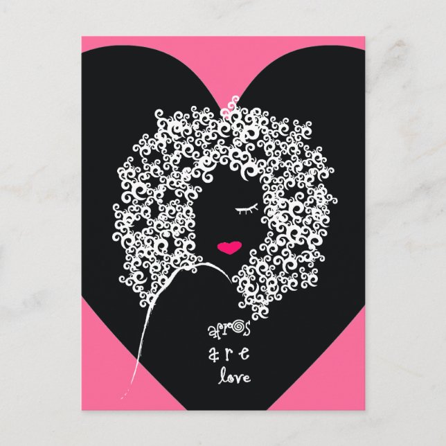 Los afroamericanos son una postal de amor (Anverso)