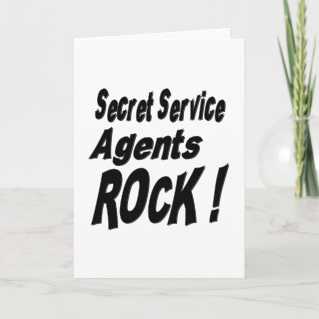¡Los agentes del servicio secreto rompen! Tarjeta  (Anverso)