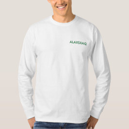 Los ALAXSXAQ de los hombres - Camiseta larga de la