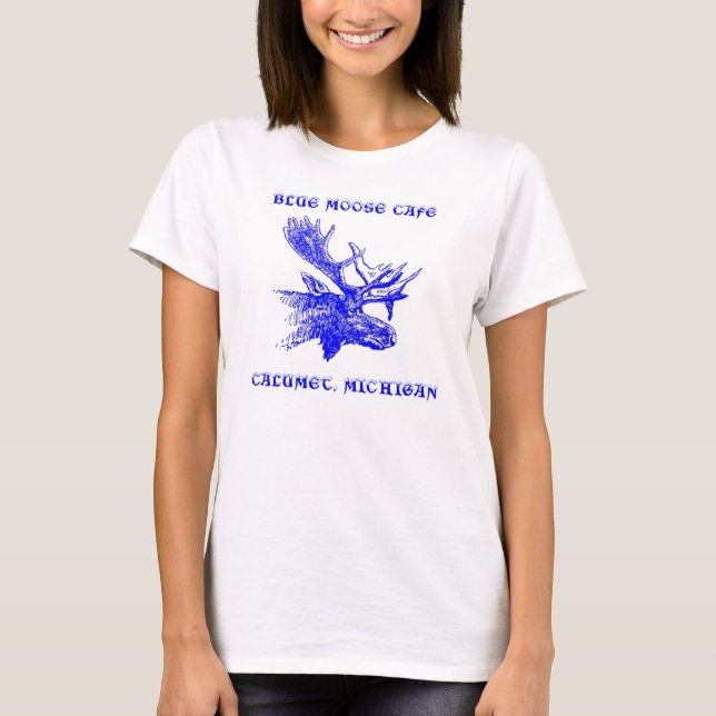 ¡LOS ALCES AZULES DIRIGEN EL ~ EZ DE LA CAMISA (Anverso)