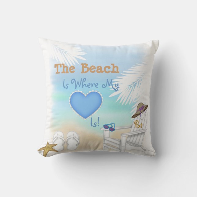 Los amantes de la playa perfeccionan la almohada (Anverso)