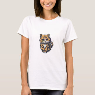 Los amantes del gato diseñan una camiseta