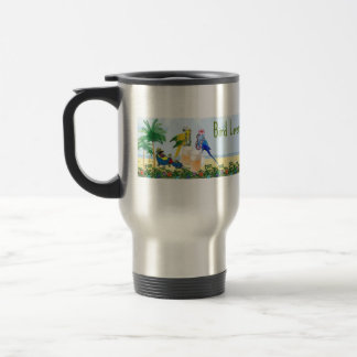 Los amantes del pájaro libertaron la taza del