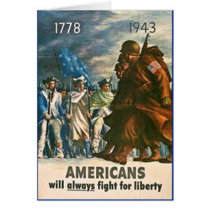 Los americanos lucharán siempre para la libertad -