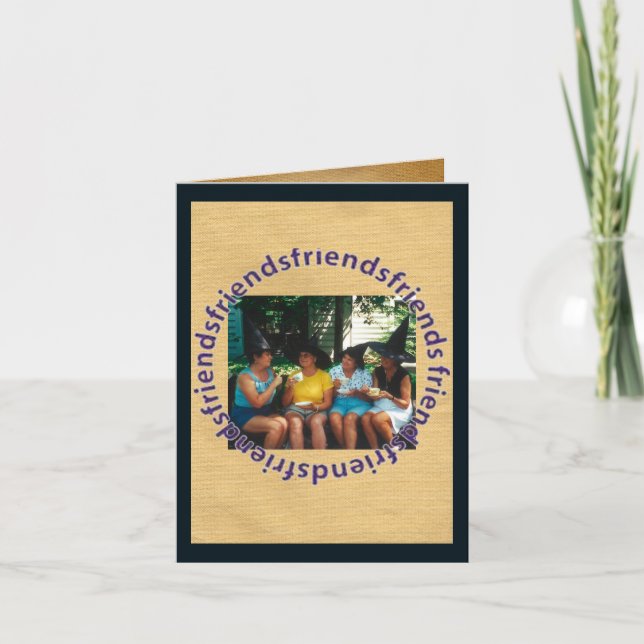 Los amigos brujos están listos para la tarjeta de  (Anverso)