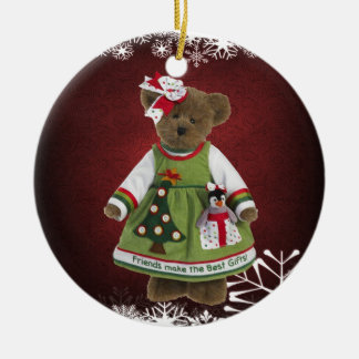 Los amigos hacen el mejor ornamento del oso de