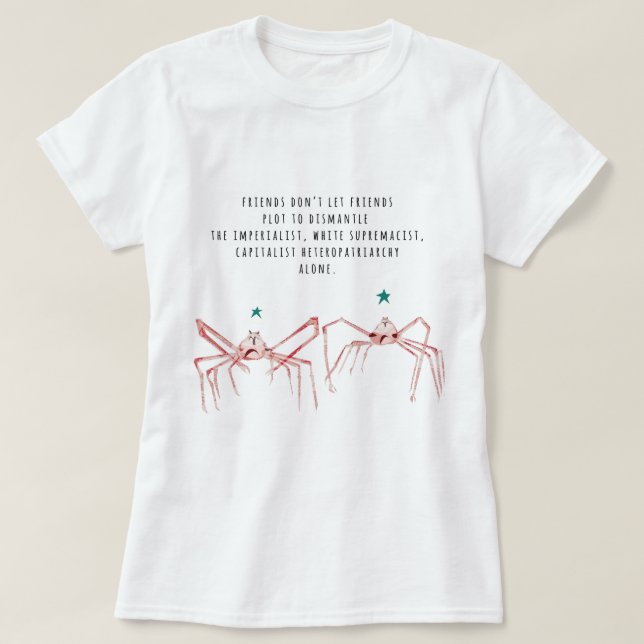 Los amigos no dejan la camisa de los amigos (Diseño del anverso)