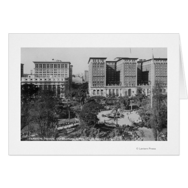 Los Ángeles, CA Perishing Square y Biltmore (Anverso (Horizontal))
