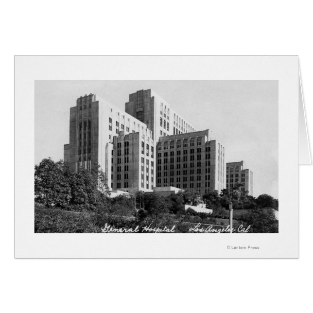 Los Ángeles, CA Vista del Hospital General (Anverso (Horizontal))