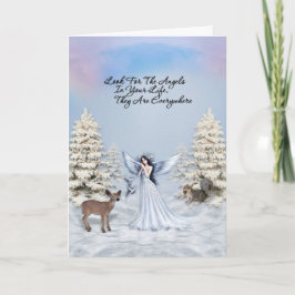 Los ángeles están por todas partes con la tarjeta 