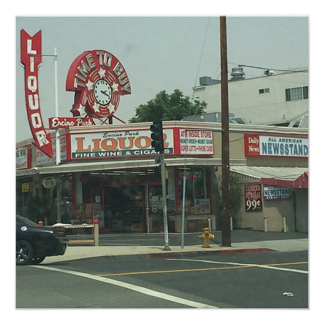 Los Angeles Retro Look Poster (Anverso)