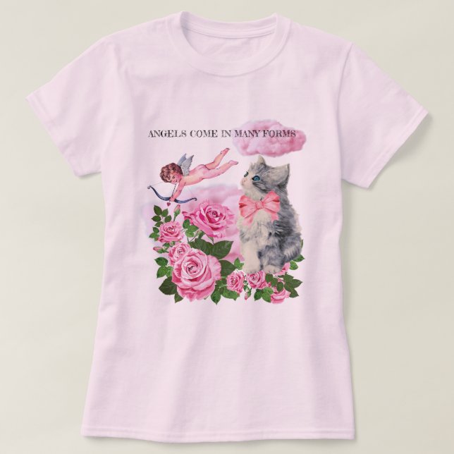 los ángeles vienen en muchas formas camiseta de ke (Diseño del anverso)