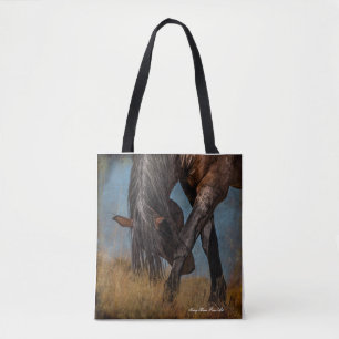 Los ángulos de la bolsa de la tota del caballo