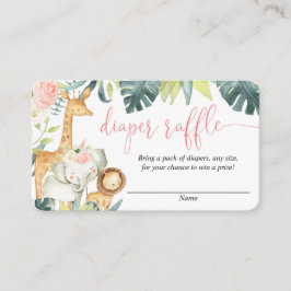 Los animales de Safari ruborizan las tarjetas de r