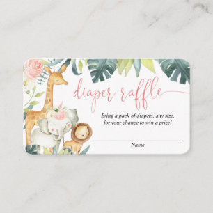 Los animales de Safari ruborizan las tarjetas de r