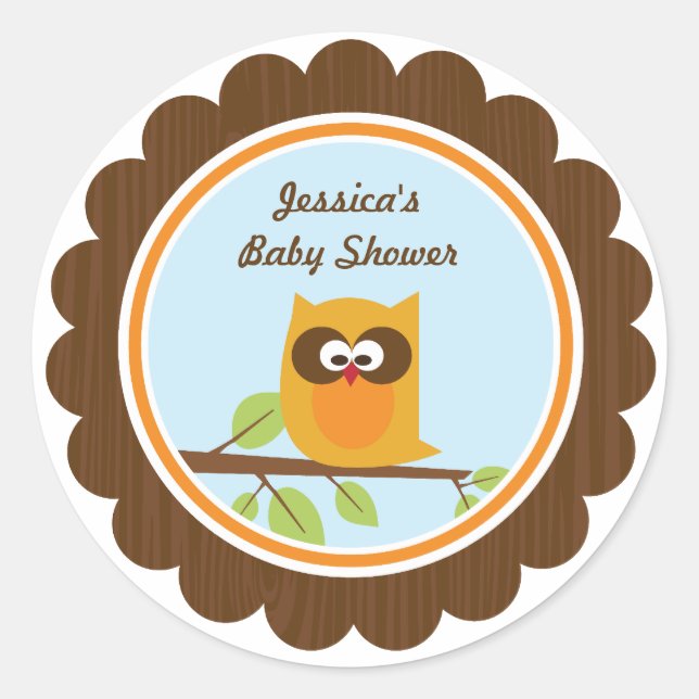 Los animales de Woodland favorecen al Pegatina de  (Anverso)