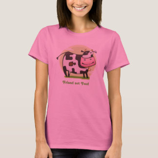 Los animales son amigos, no camisetas de comida
