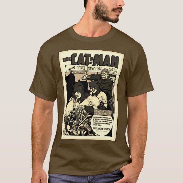 Los años 1940 El gato y la camiseta gatita (Anverso)