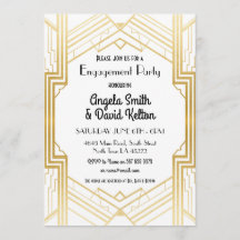Los años 20 de Gatsby de las invitaciones del