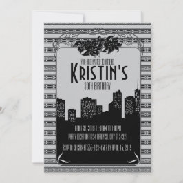 los años 20, invitaciones del fiesta de Gatsby