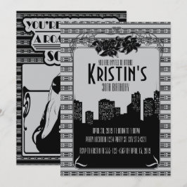 los años 20, invitaciones del fiesta de Gatsby