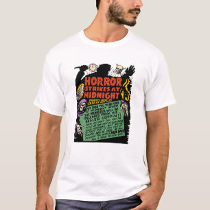 los años 50 "huelgas del horror en" la camiseta de