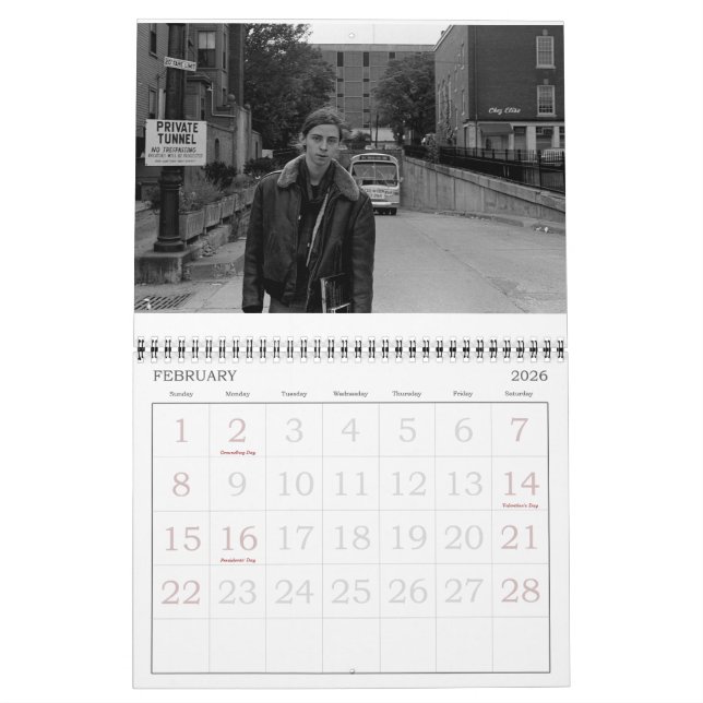 Los años 70 en blanco y negro - calendario 2019 (Feb 2026)